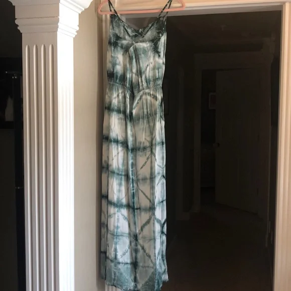 Anthropologie Tie Dye Maxi Dress + Roped Belt - Picture 3 of 6